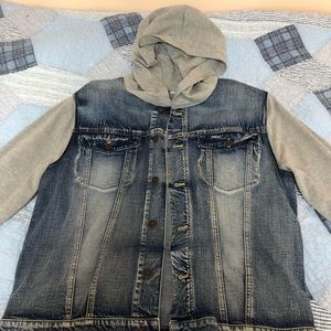 H&M Jean Jacket Hoodie